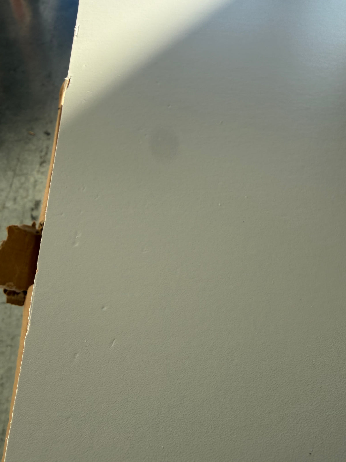 Example of a possible imperfection on this clearance sheet (actual fault will vary)