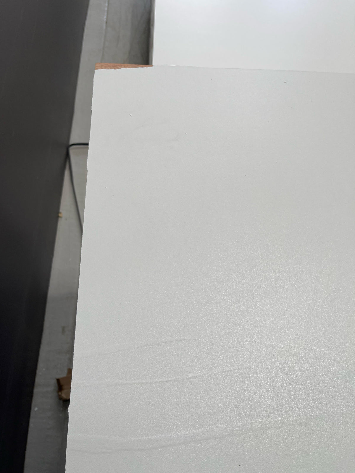 Example of a possible imperfection on this clearance sheet (actual fault will vary)