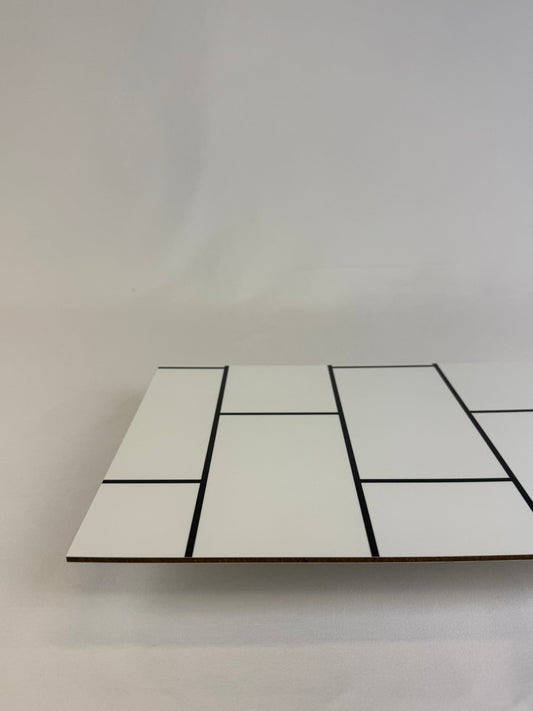 CPL DP Opaque Subway Vert Blk/Blk 2440x1220x3mm